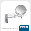 Wall mount extendable makeup mirror, table mirror, vanity mirror